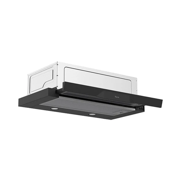 FERRE D036 SÜRGÜLÜ ROCKER 60CM SİYAH ASPİRATÖR ürün görseli 1