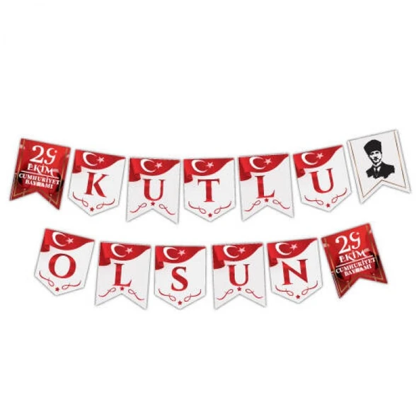 29 Ekim Cumhuriyet Bayramı Süslemesi (Banner ) ürün görseli 1