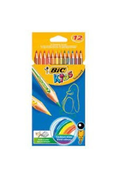 Bic Tropıcolors Kuru Boya 12 Li ürün görseli 1