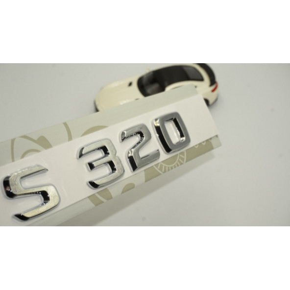 S320 Bagaj Krom ABS 3M 3D Yazı Logo ürün görseli 1