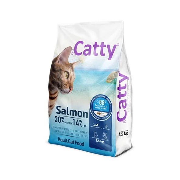 Catty Somonlu Yetişkin Kedi Maması 1,5 Kg ürün görseli 1