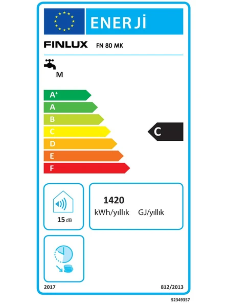 Finlux FN 80 MK 2000 W 80 lt Termosifon - Resim 2