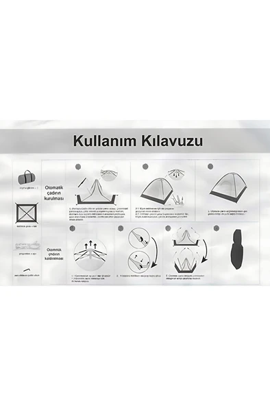 4 KİŞİLİK OTOMATİK ÇADIR - Resim 2