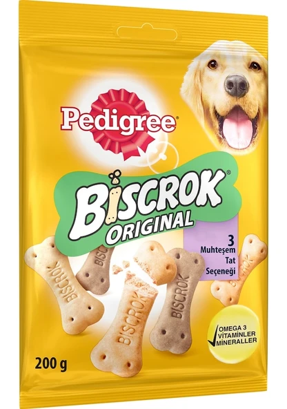 Pedigree Biscrok Original Köpek Ödül Bisküvisi 10 x 200 G ürün görseli 1