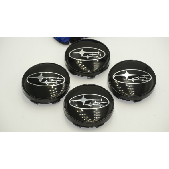 Subaru Jant Göbeği Kapak Seti 60mm - Resim 2
