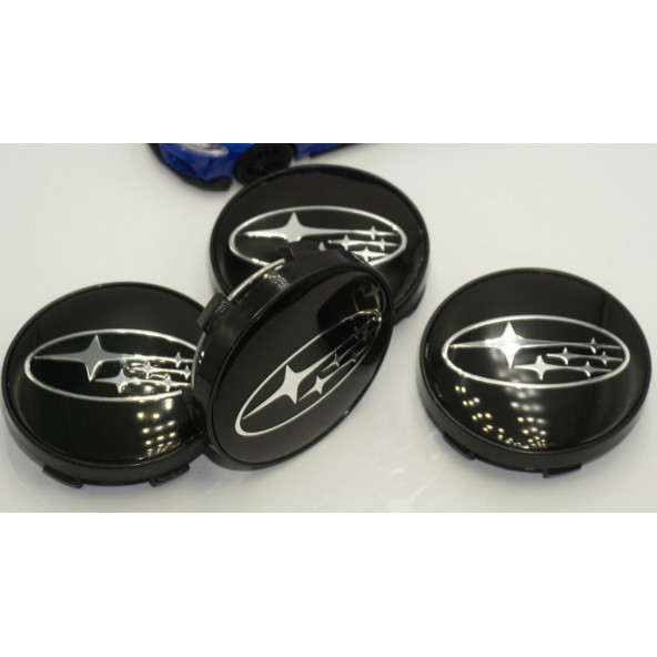 Subaru Jant Göbeği Kapak Seti 60mm - Resim 3