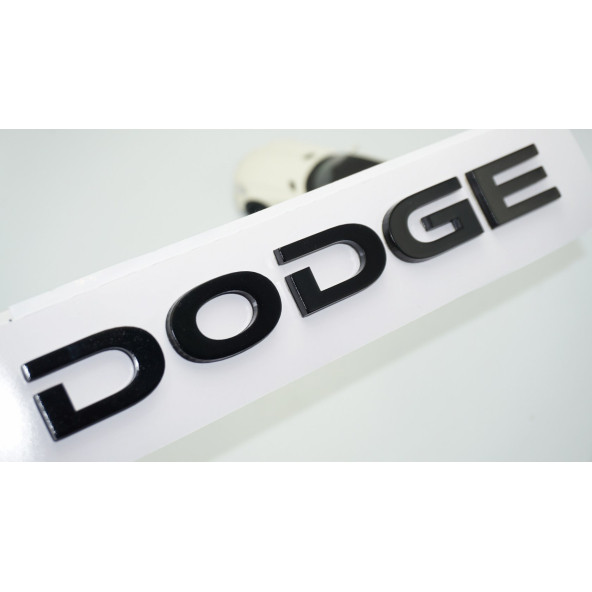 DK Tuning Dodge Bagaj Siyah ABS 3M 3D Yazı Logo Amblem ürün görseli 1