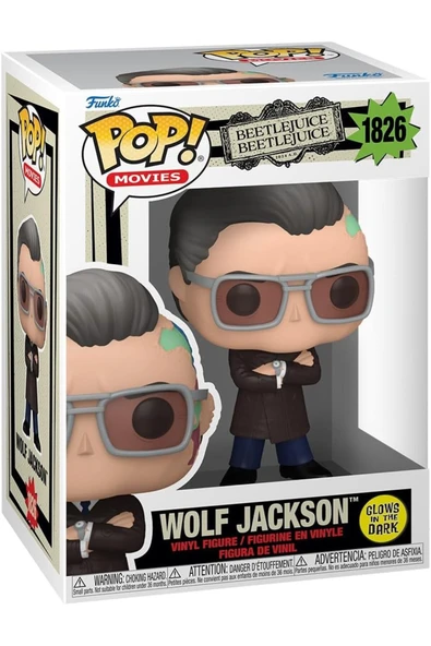 Funko POP Movies: Beetlejuice : Wolf Jackson (Glow in the Dark) ürün görseli 1