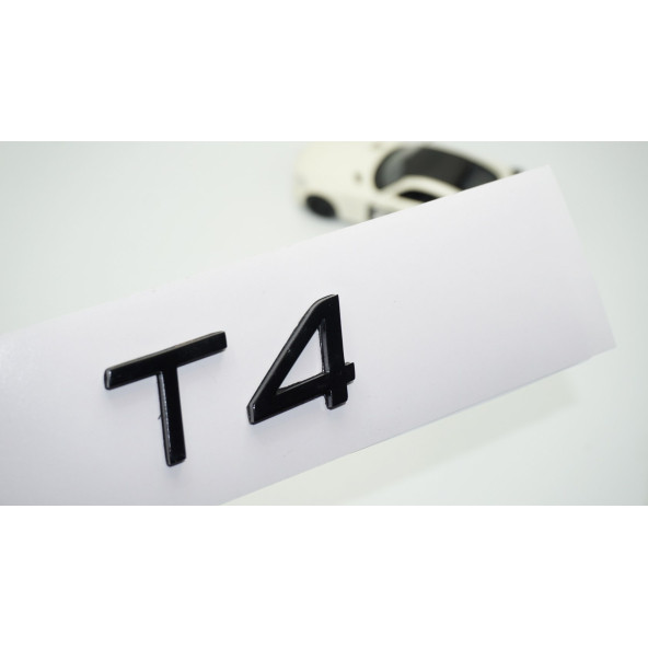 DK Tuning T4 Siyah ABS 3M 3D Bagaj Yazı Logo Volvo İle Uyumlu ürün görseli 1