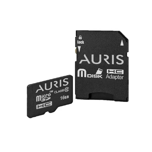 Auris TF01 Micro SD 16GB 4K Ultra HD Adaptörlü Hafıza Kartı ürün görseli 1
