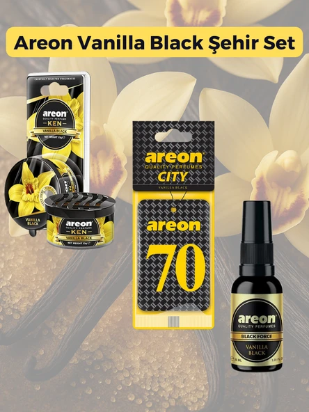 Areon Vanilla Black Şehir Set-70 ürün görseli 1