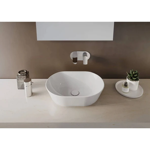 VitrA Geo Oval Çanak Lavabo 55 cm - Resim 4