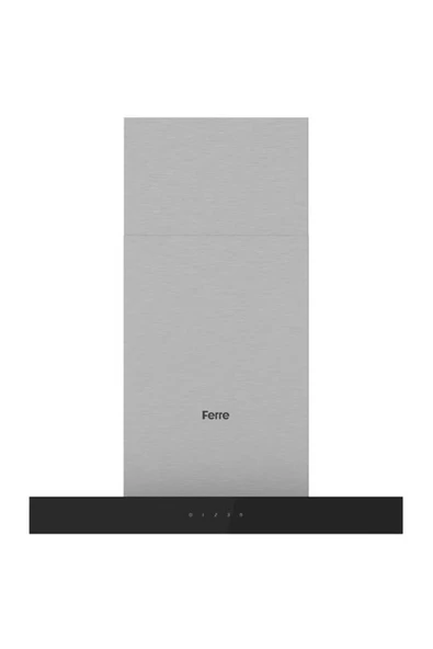 Ferre D100 T Tipi Siyah Davlumbaz - Resim 2