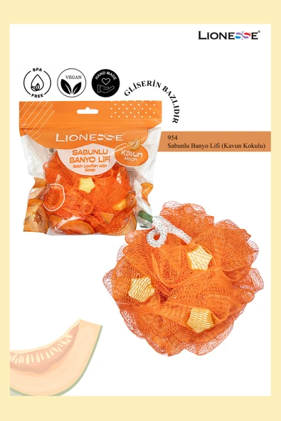 Tarko Lionesse 954 Sabunlu Banyo Lifi Kavun Kokulu , Seyahat Boy, Bpa Free , Yumuşak Doku ürün görseli 1