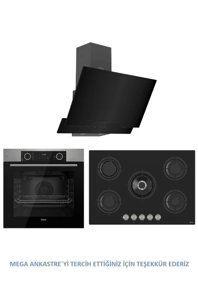 Ferre FRYART MEGA SERİSİ ANKASTRE SET ( XE63MI + RS035 + D063 ) ürün görseli 1