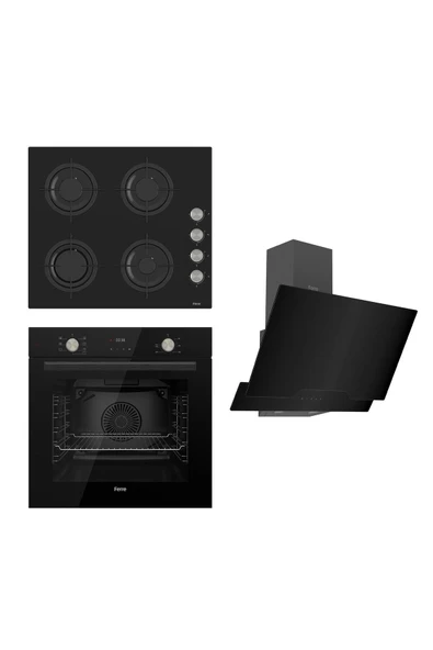 Ferre Flowart Serisi Siyah Set (cs205 + Qms63cs +d063 ) ürün görseli 1