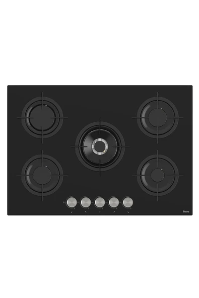 Ferre Rs035 Emaye Izg.75 Cm Siyah Cam Ocak ürün görseli 1