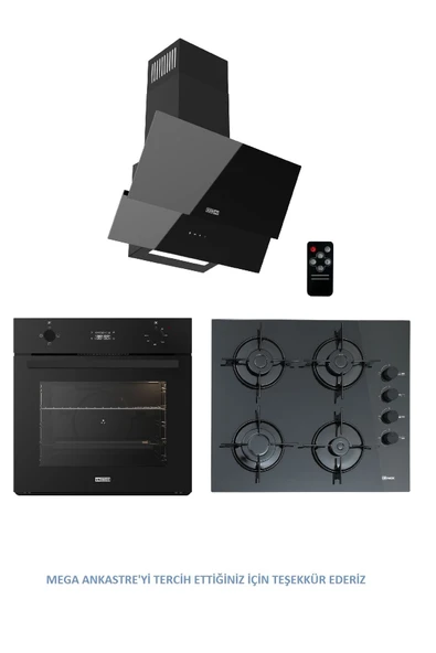 ukinox SMART SERİSİ MEGA ANKASTRE SET (SMART3000+DOLCE60+CARLO60) ürün görseli 1