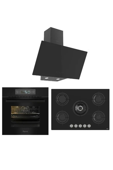 Ferre New Black Mega Ankastre Set ( 11002 + rs035 + d077 ) ürün görseli 1