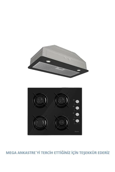 Ferre GLİNE SERİSİ GÖMME ASPİRAÖR MEGA ANKASTRE SET(D050+2140) Uyumlu ürün görseli 1