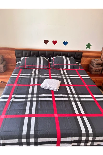 UrbanCheck Tek Kişilik Nevresim Takımı 160 x 200 ürün görseli 1