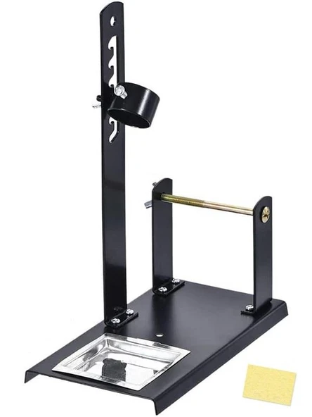 Havya Sehpası - Havya Standı Metal Lehim Makara ve Kalem Havya Tutuculu 100x200 mm Süngerli ürün görseli 1