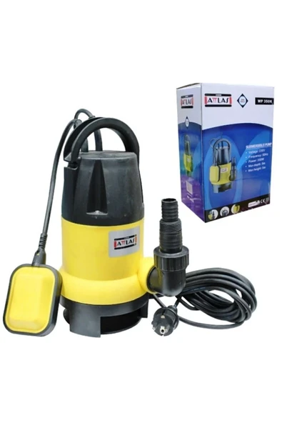 ATTLAS WP 350 K PLASTİK GÖVDELİ KİRLİ SU POMPASI ürün görseli 1