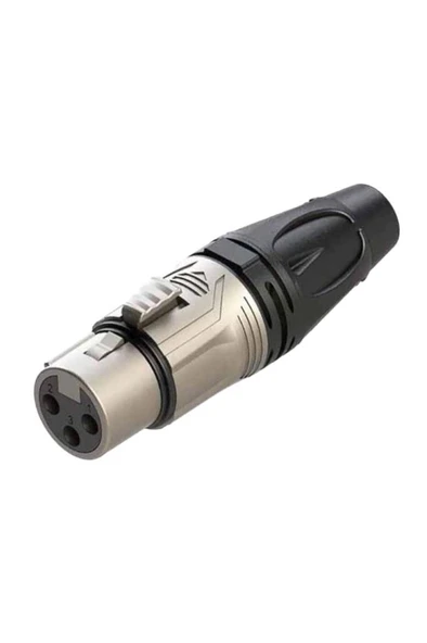 Roxtone RX-J503 Dişi 3 Pinli Kaliteli XLR Konnektör ürün görseli 1