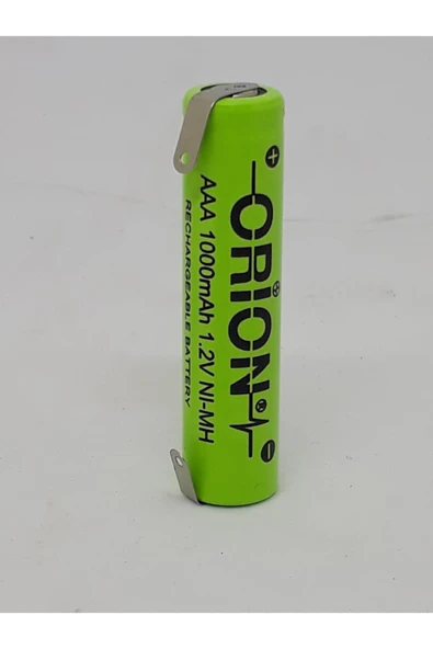 Orion Micron 1.2 V 1000 Mah Ince Kalem Aaa Şarjlı Traş Makinası Pili ürün görseli 1