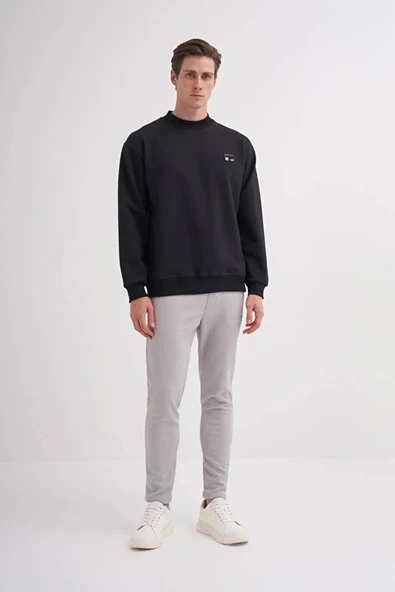 Cazador Relax Fit Pamuk Karışımlı Scuba Kumaş Sweatshirt-52480 ürün görseli 1