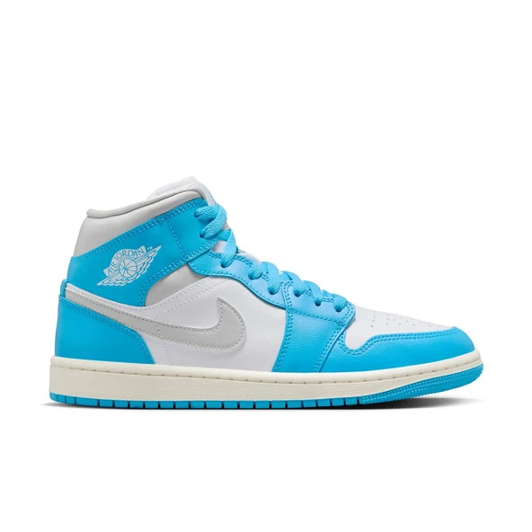 Air Jordan 1 Mid Blue Shoes [BQ6472-400] ürün görseli 1