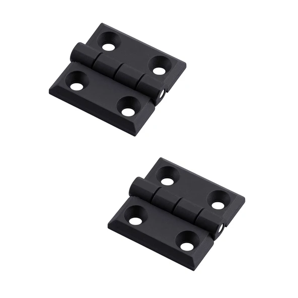 Plastik Yaprak Menteşe 50x50 mm Kalınlık Dayanıklı 2 ADET Set Dolap Çekmece Kapak ve Mobilya Menteşe ürün görseli 1