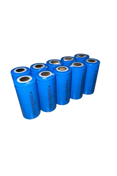 Gold 10 Adet 32700 Pil LiFePo4 3.2V 6000 mAh 3C IFR32700 Mavi ürün görseli 1