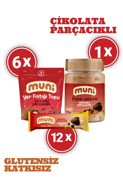muni Çikolata Parçacıklı Mixed Paket ürün görseli 1