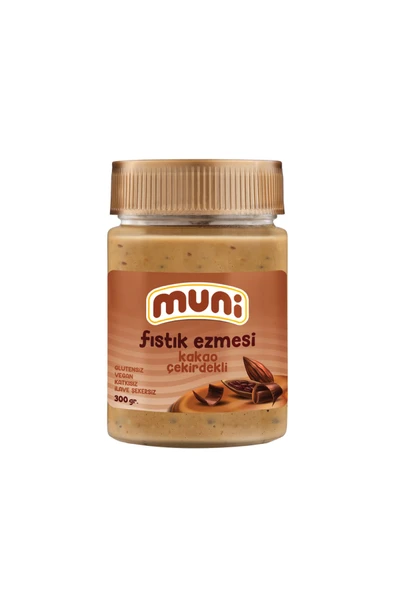 muni Kakao Çekirdekli Fıstık Ezmesi, 300 G ürün görseli 1