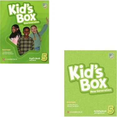 Kid's Box New Generation Level 5 Pupil's Book and Activity Book (Downloadable CD li versiyon – Online KOD YOKTUR) ürün görseli 1