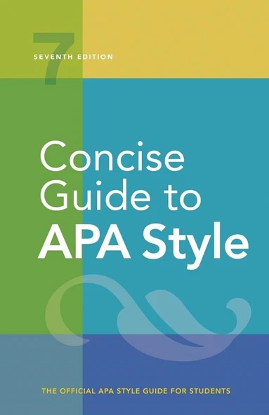 Concise Guide to APA Style: 7th Edition (OFFICIAL) 7th Edition ürün görseli 1