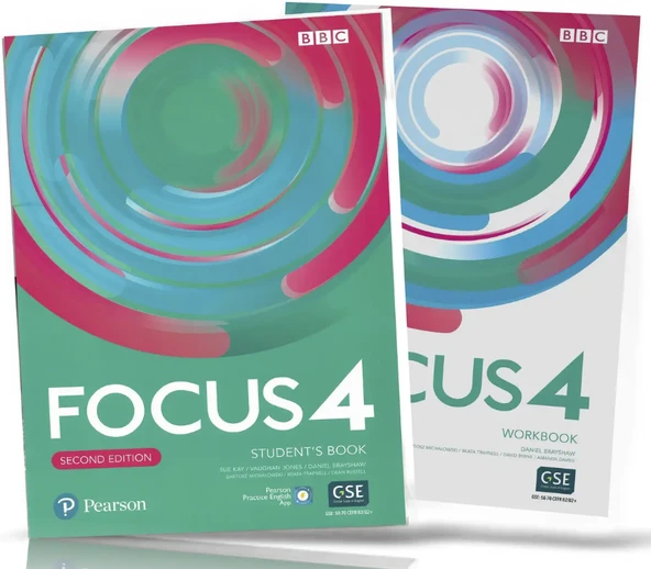Focus 4 Student's Book + Workbook 2nd Edition ( Downloadable CD li versiyon – Online KOD YOKTUR ) ürün görseli 1