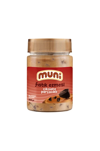 muni Çikolata Parçacıklı Fıstık Ezmesi, 300 G ürün görseli 1