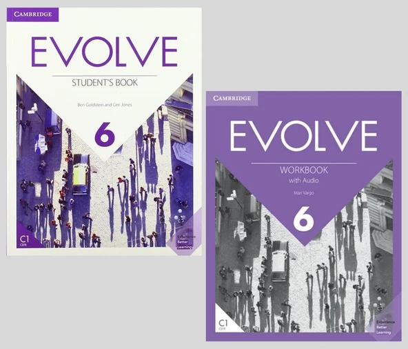 Evolve 6 Student's Book and Workbook ( Downloadable CD li versiyon – Online KOD YOKTUR ) ürün görseli 1