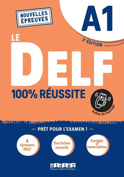 Le DELF - 100% réussite - 2. Edition - A1: Buch mit didierfle.app édition 2021-2022 ürün görseli 1