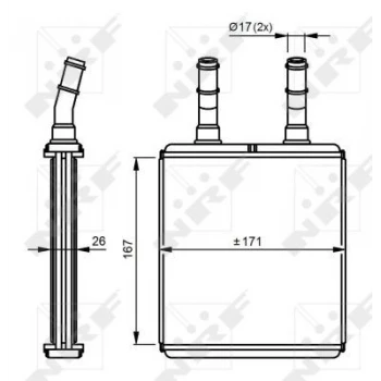 Hyundaı Kalorıfer Radyatoru Hyundaı Accent 1994-2005 ( Yetkili Servis Malzemesi ) - Mando Hc9722122001 ürün görseli 1