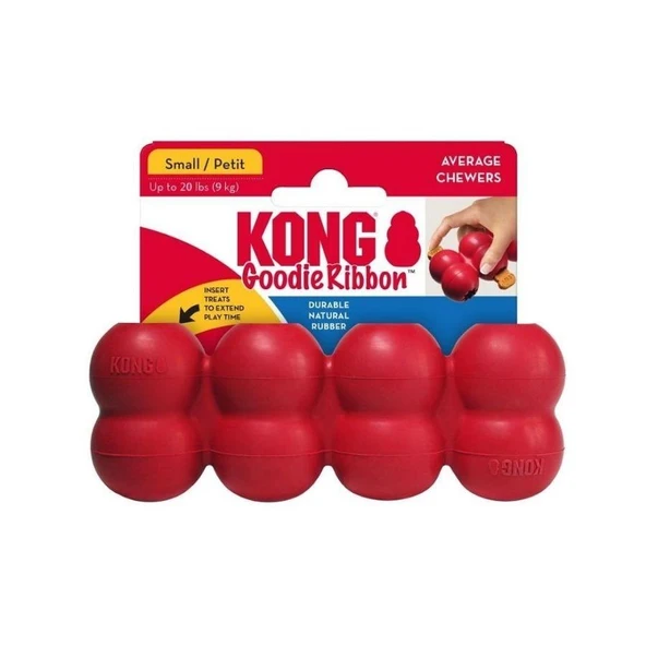 Kong Goodie Ribbon Çoklu Top Şeklinde Köpek Oyuncağı S ürün görseli 1