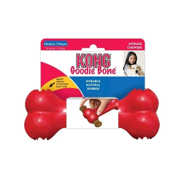 Kong Goodie Bone Kemik Şeklinde Çok Amaçlı Köpek Oyuncağı M ürün görseli 1
