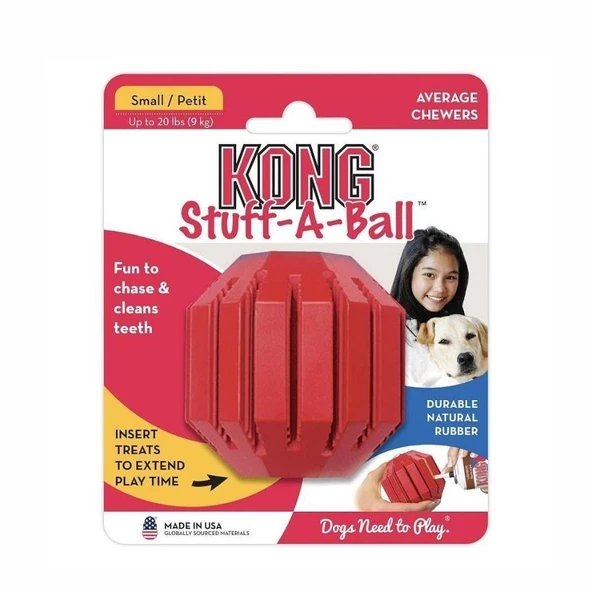 Kong Stuff-A-Ball Çok Amaçlı Köpek Oyuncağı S ürün görseli 1