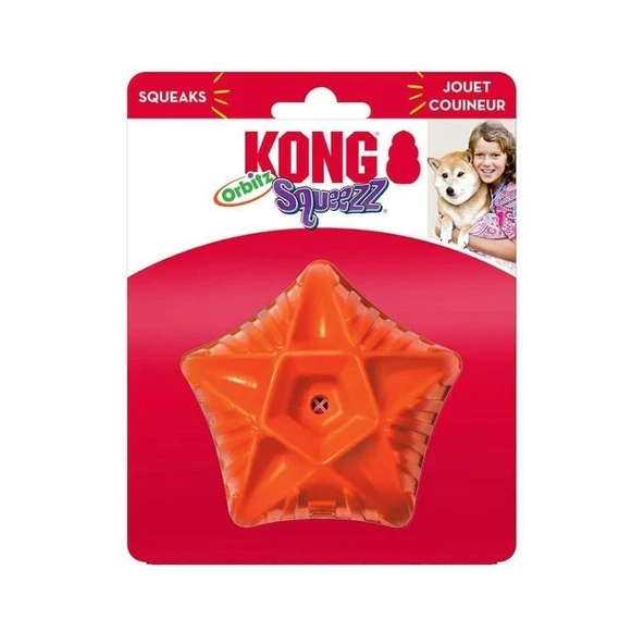 Kong Squeezz Orbitz Top Şeklinde Ses Çıkaran Köpek Oyuncağı M/L ürün görseli 1