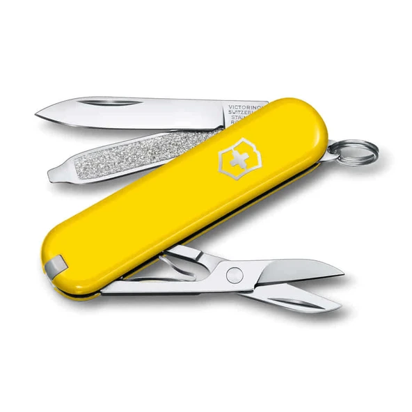Victorinox 0.6223.8G Classic Çakı Sarı - Kutulu ürün görseli 1
