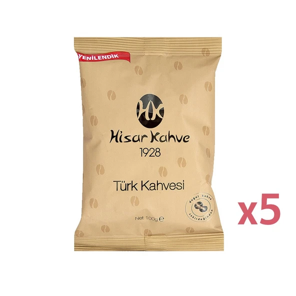 Hisar Türk Kahvesi 100 Gr. x 5 adet ürün görseli 1