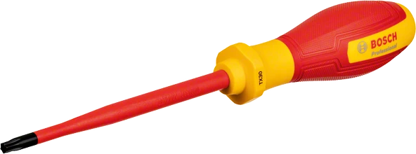 BOSCH Profesyonel İzoleli 1000 Volt T30 x 125 mm Torx Tornavida (1600A02NC9) ürün görseli 1