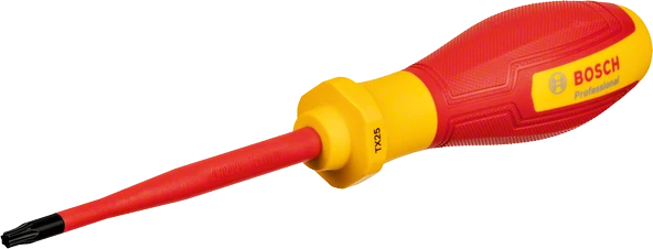 BOSCH Profesyonel İzoleli 1000 Volt T25 x 100 mm Torx Tornavida (1600A02NC8) ürün görseli 1